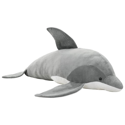 Dolphin Cuddly Toy Plush Grey