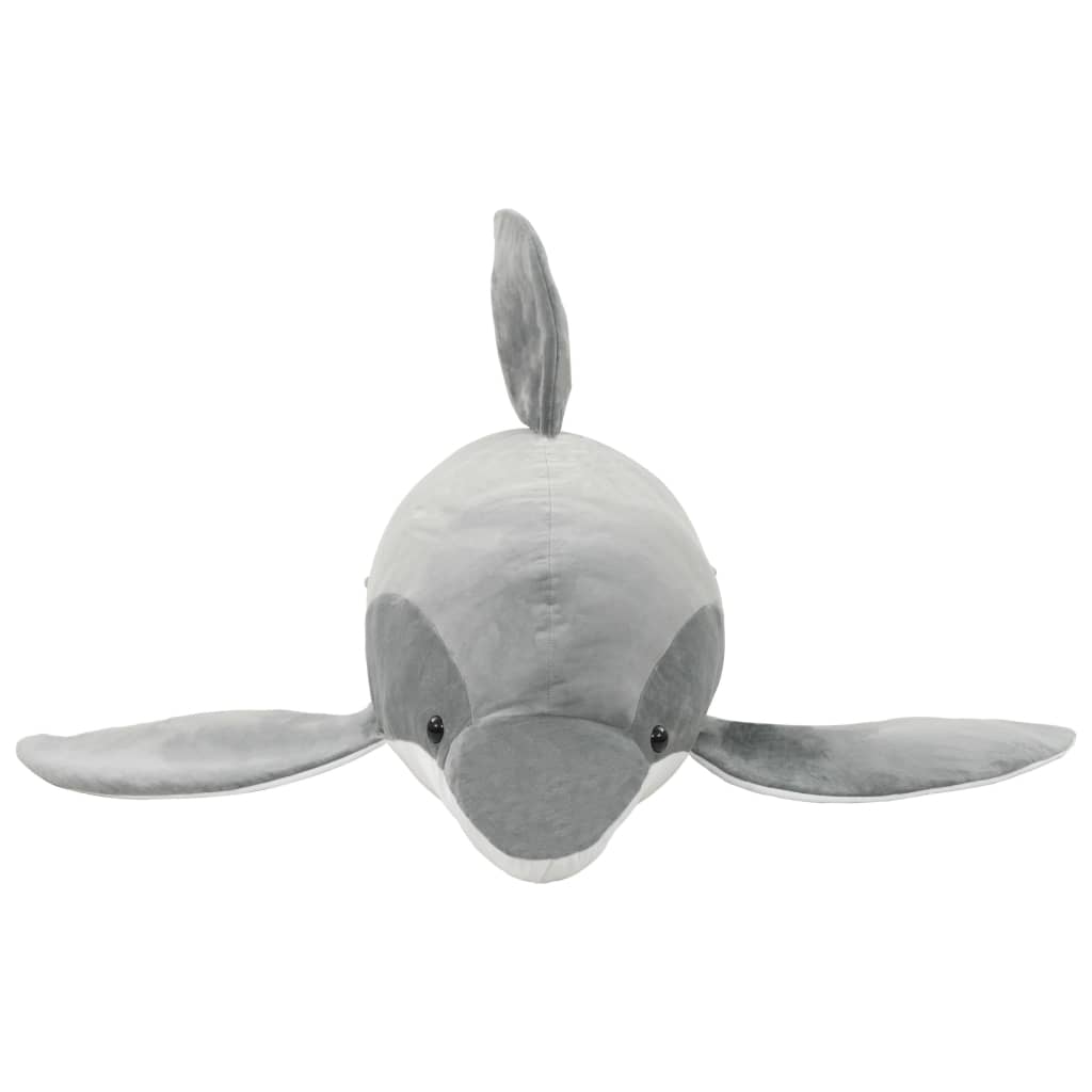 Dolphin Cuddly Toy Plush Grey