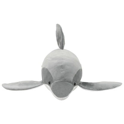 Dolphin Cuddly Toy Plush Grey
