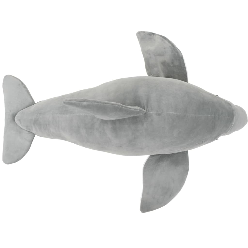 Dolphin Cuddly Toy Plush Grey