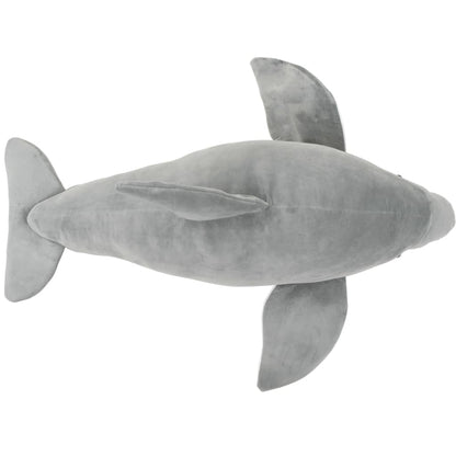 Dolphin Cuddly Toy Plush Grey