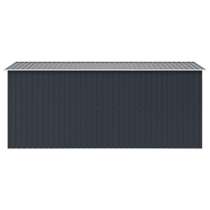 Garden Shed 257x392x181 cm Metal Anthracite