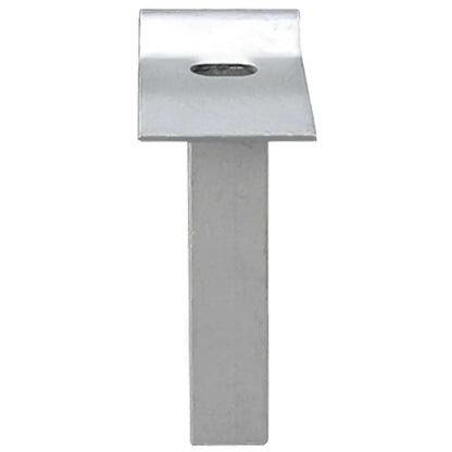 Mesh Garden Gate Galvanised Steel 415x150 cm Grey