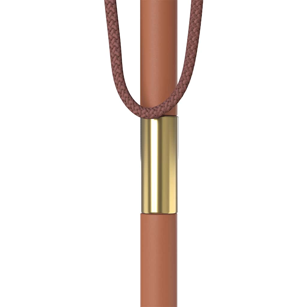Garden Parasol with Wooden Pole 150x200 cm Terracotta