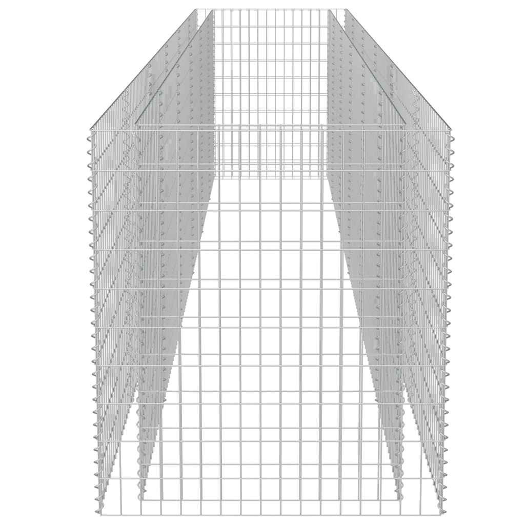 Gabion Raised Bed Galvanised Steel 540x90x100 cm