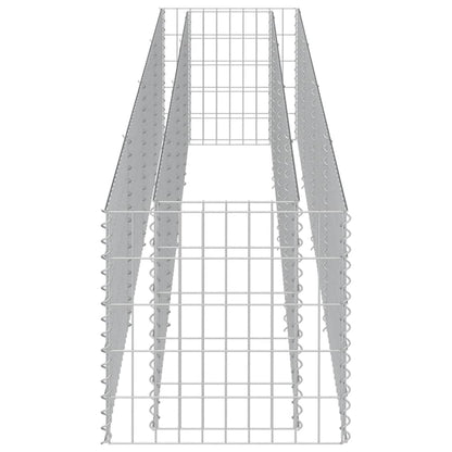 Gabion Raised Bed Galvanised Steel 360x50x50 cm
