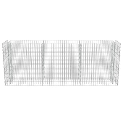 Gabion Raised Bed Galvanised Steel 270x50x100 cm