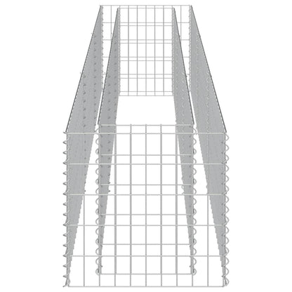 Gabion Raised Bed Galvanised Steel 270x50x50 cm