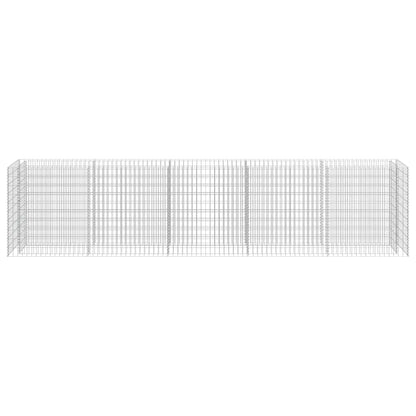 Gabion Raised Bed Galvanised Steel 450x50x100 cm