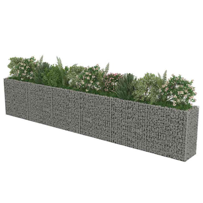 Gabion Raised Bed Galvanised Steel 540x50x100 cm