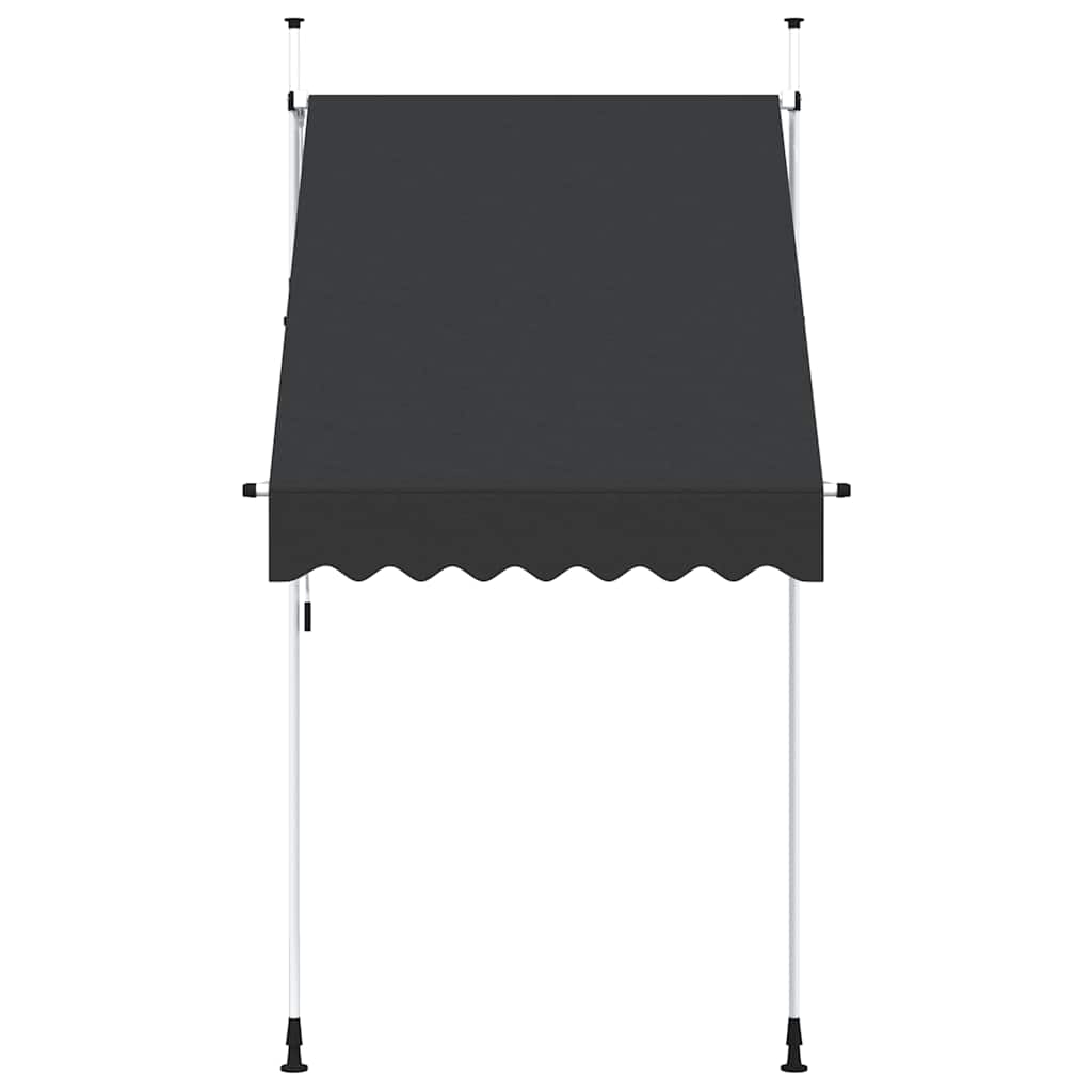 Manual Retractable Awning 150 cm Anthracite