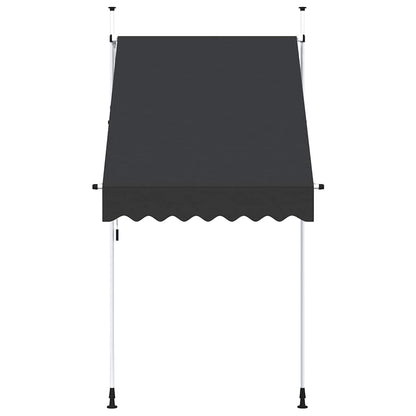 Manual Retractable Awning 150 cm Anthracite