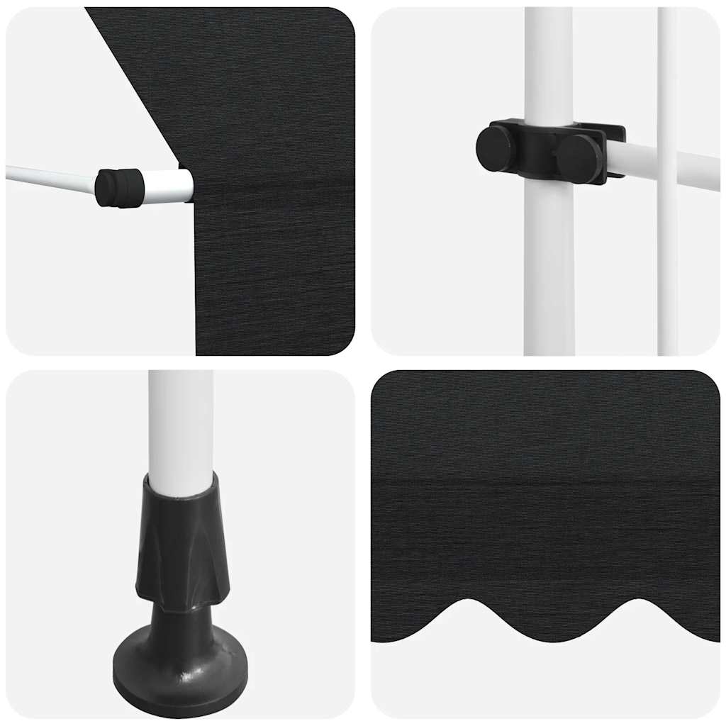 Manual Retractable Awning 150 cm Anthracite