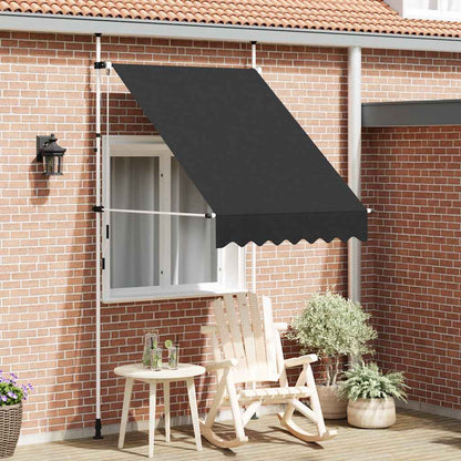 Manual Retractable Awning 150 cm Anthracite