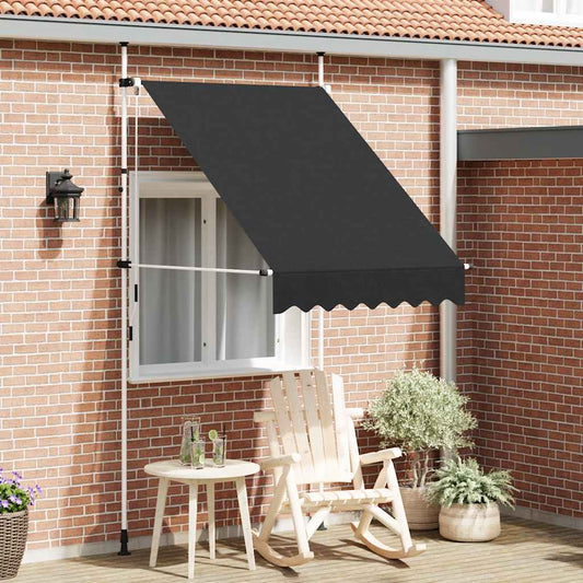 Manual Retractable Awning 150 cm Anthracite
