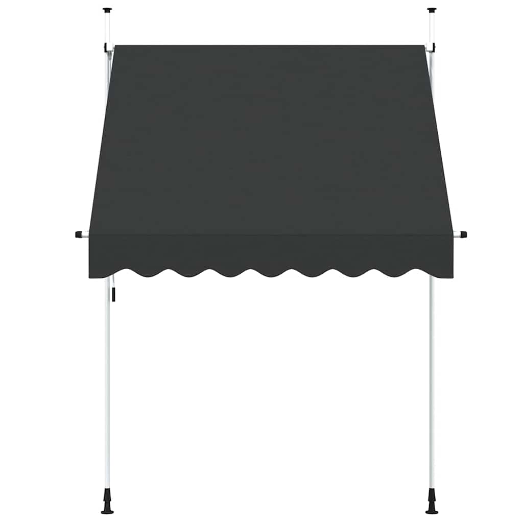 Manual Retractable Awning 200 cm Anthracite