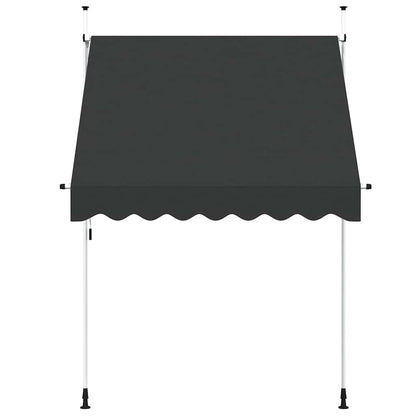 Manual Retractable Awning 200 cm Anthracite