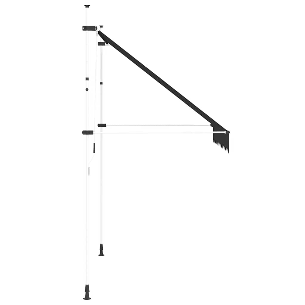 Manual Retractable Awning 250 cm Anthracite