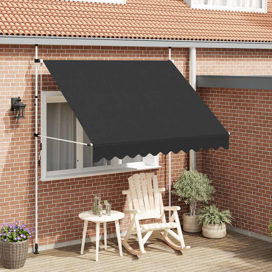Manual Retractable Awning 250 cm Anthracite