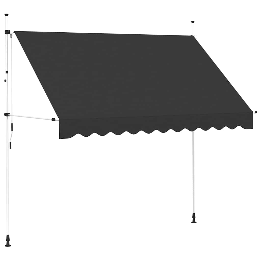 Manual Retractable Awning 300 cm Anthracite