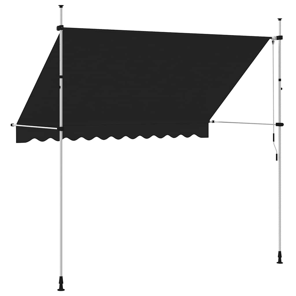 Manual Retractable Awning 300 cm Anthracite