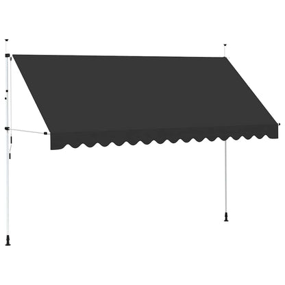 Manual Retractable Awning 400 cm Anthracite