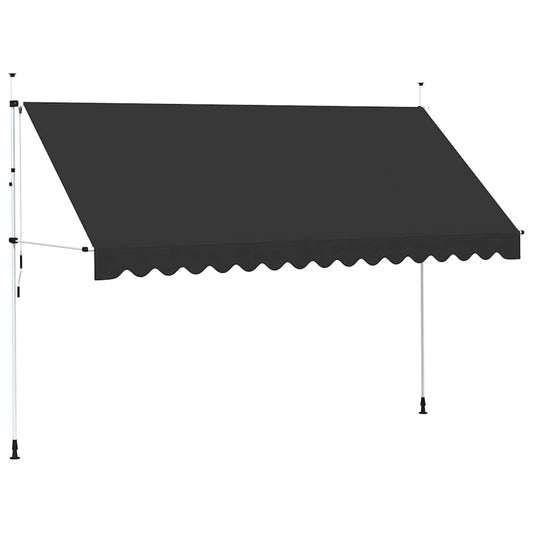 Manual Retractable Awning 400 cm Anthracite