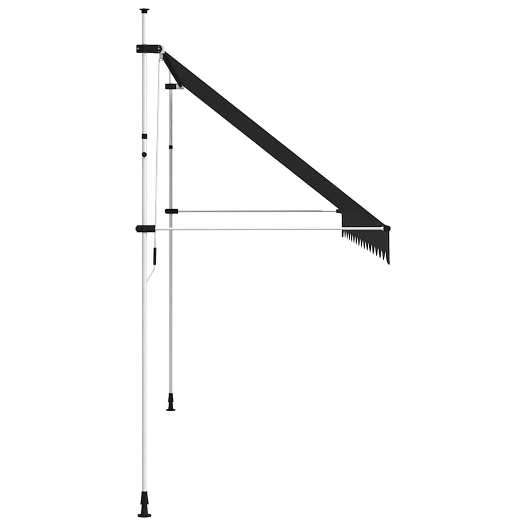 Manual Retractable Awning 400 cm Anthracite