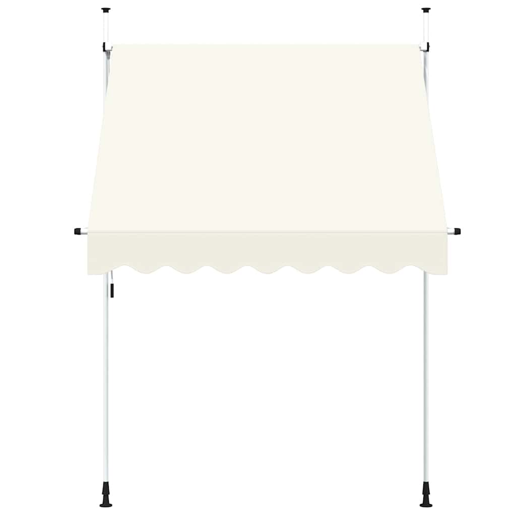 Manual Retractable Awning 200 cm Cream
