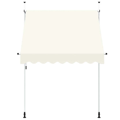 Manual Retractable Awning 200 cm Cream