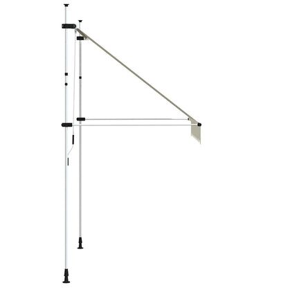 Manual Retractable Awning 200 cm Cream