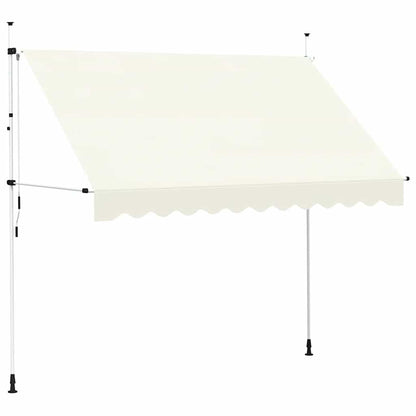 Manual Retractable Awning 300 cm Cream
