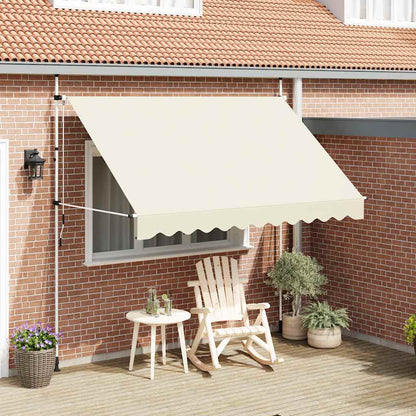 Manual Retractable Awning 300 cm Cream