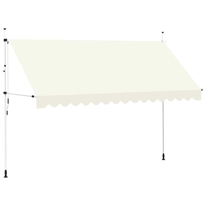 Manual Retractable Awning 400 cm Cream