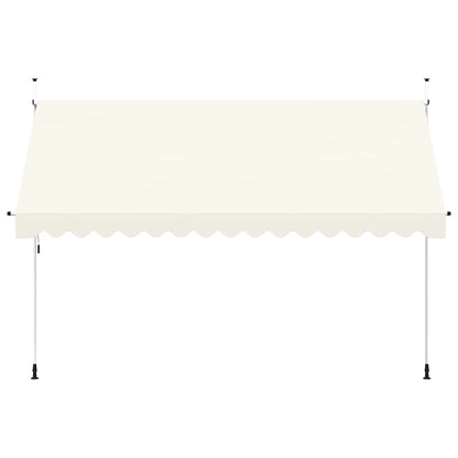 Manual Retractable Awning 400 cm Cream