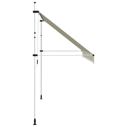 Manual Retractable Awning 400 cm Cream