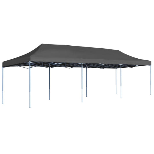Folding Pop-up Party Tent 3x9 m Anthracite