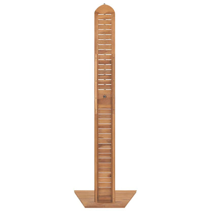 Garden Shower Solid Teak 70x75x204 cm