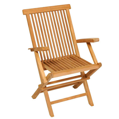 7 Piece Outdoor Dining Set Solid Teak Wood
