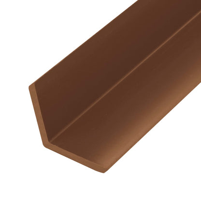 5 pcs Decking Angle Trims WPC 170 cm Teak Colour