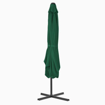 Garden Parasol with Steel Pole 250x250 cm Green