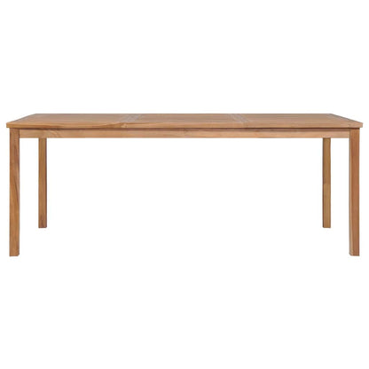 Garden Table 200x100x77 cm Solid Teak Wood