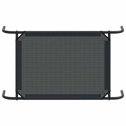 Elevated Dog Bed Black S Textilene