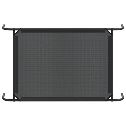 Elevated Dog Bed Black L Textilene