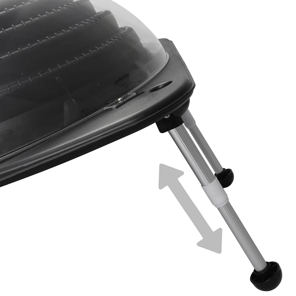 Solar Pool Heater 75x75x36 cm HDPE Aluminium