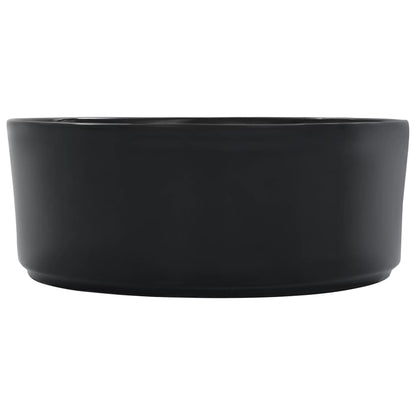 Wash Basin 36x14 cm Ceramic Black