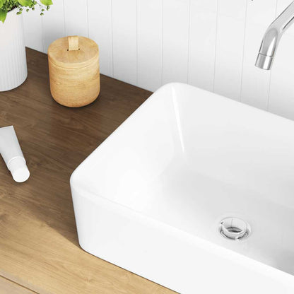 Wash Basin 40x30x13 cm Ceramic White