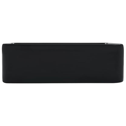 Wash Basin 40x30x13 cm Ceramic Black