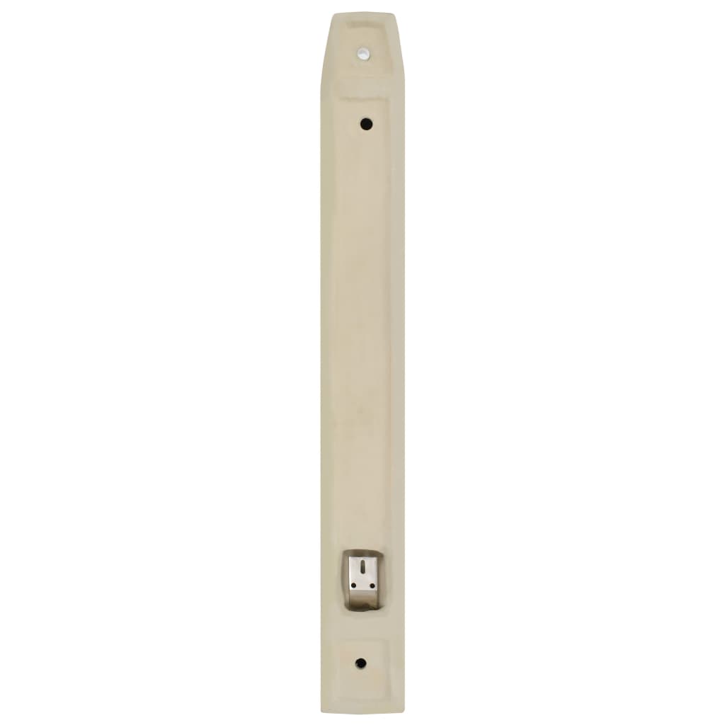 Wall-mounted Urinal Privacy Screen Ceramic White