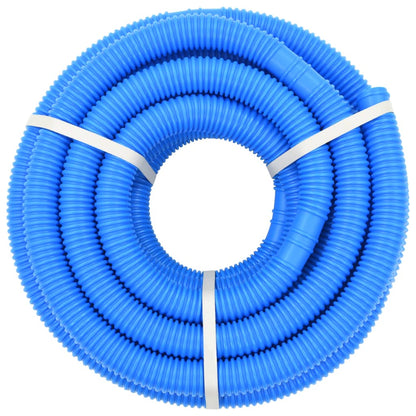 Pool Hose with Clamps Blue 38 mm12 m